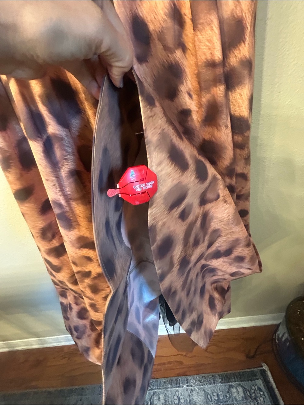Milly Leopard-Print Sweetheart Midi Dress in multi brown leopard printed - Picture 8 of 10